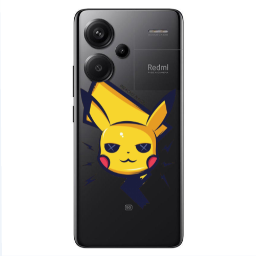 Xiaomi Redmi Note 13 Pro+ 5G  Pikachu Transparent Silicone TPU Θήκη