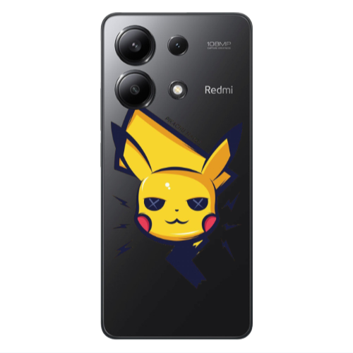 Xiaomi Redmi Note 13 4G Pikachu Transparent Silicone TPU Θήκη