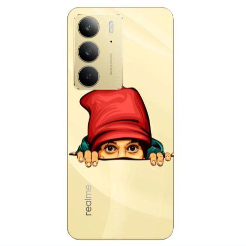 Realme C 75 Hidden Girl Transparent Silicone TPU Θήκη