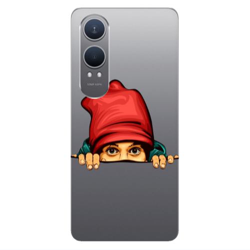 Oneplus Nord Ce 4 lite Hidden Girl Transparent Silicone TPU Θήκη