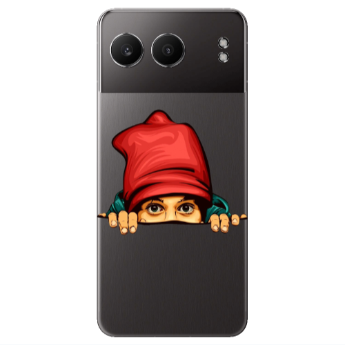Oneplus Nord 4 Hidden Girl Transparent Silicone TPU Θήκη