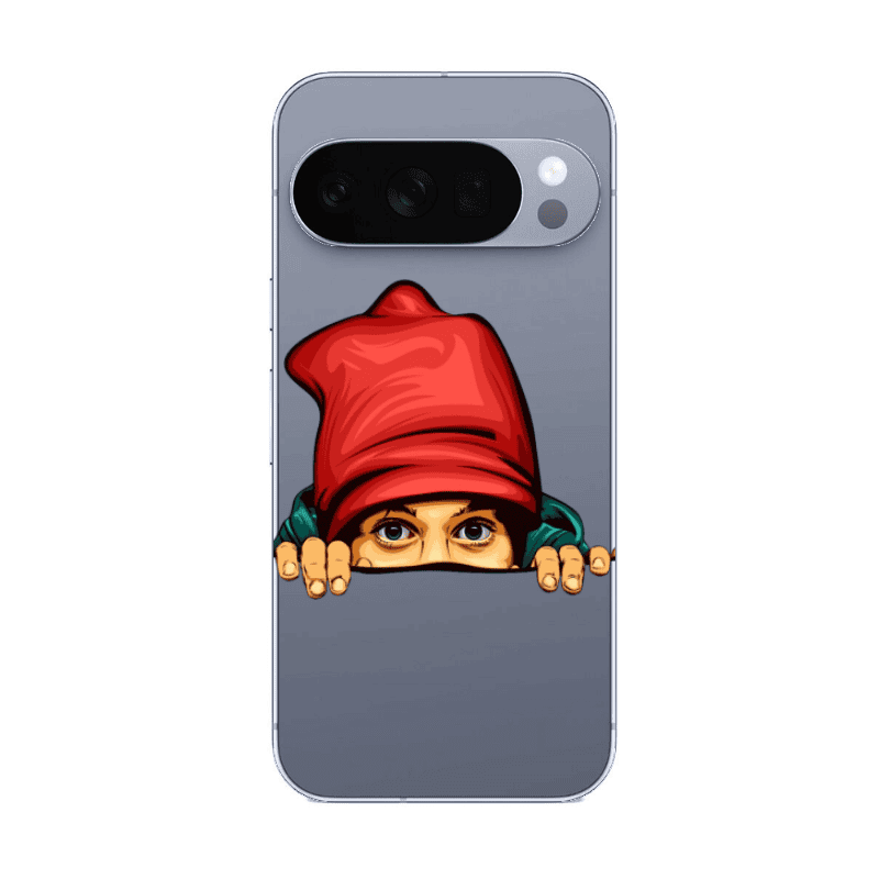 Google Pixel 10 Pro Hidden Girl Transparent Silicone TPU Θήκη