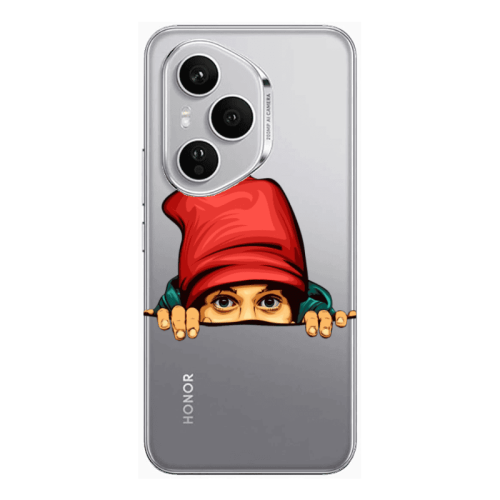 Honor Magic 400 Pro Hidden Girl Transparent Silicone TPU Θήκη