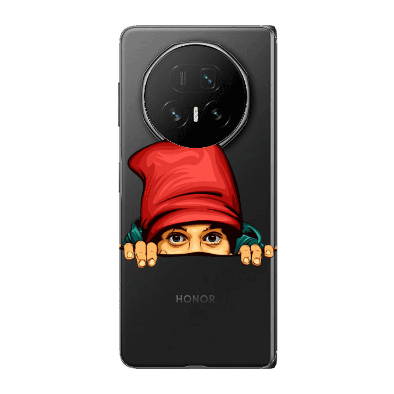 Honor Magic V5 Hidden Girl Transparent Silicone TPU Θήκη