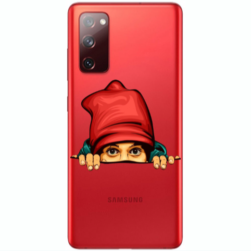 Samsung S20 FE Hidden Girl Transparent Silicone TPU Θήκη