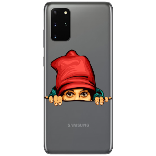 Samsung S20 Plus Hidden Girl Transparent Silicone TPU Θήκη