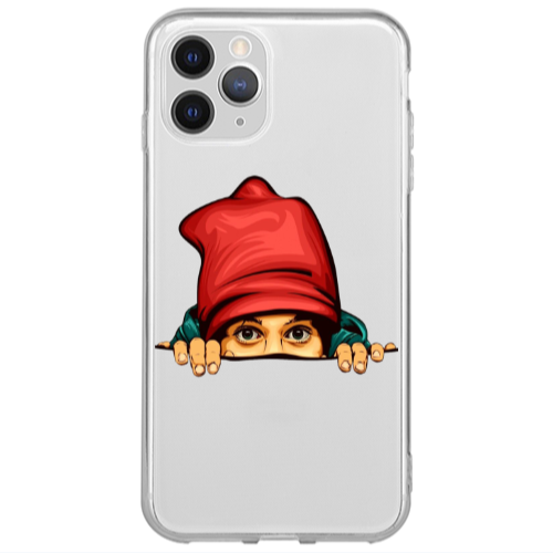 Apple iPhone 13 Pro Hidden Girl Transparent Silicone TPU Θήκη