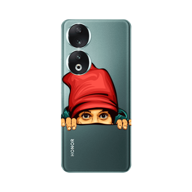 Honor 90 5G Hidden Girl Transparent Silicone TPU Θήκη