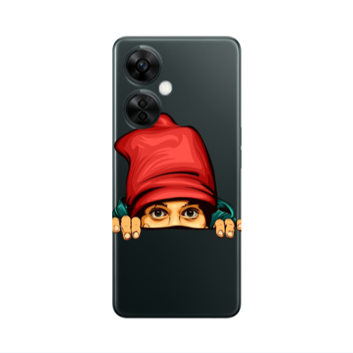 Oneplus Nord CE 3 Lite 5G Hidden Girl Transparent Silicone TPU Θήκη