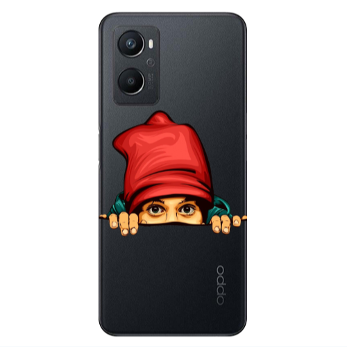 Oppo A 96 Hidden Girl Transparent Silicone TPU Θήκη
