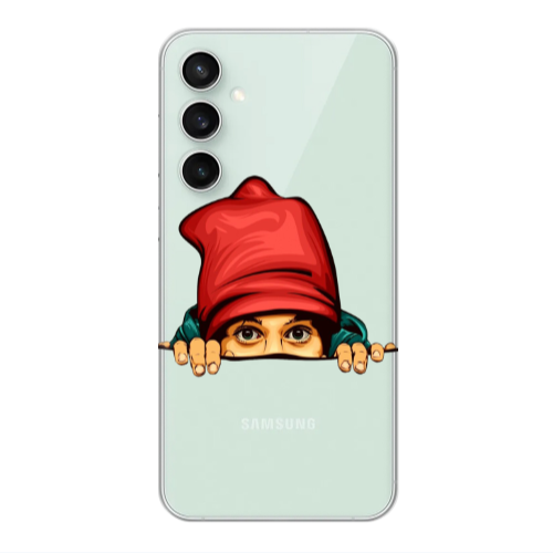 Samsung S24 Plus Hidden Girl Transparent Silicone TPU Θήκη