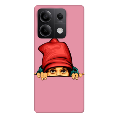 Xiaomi Redmi Note 13Pro 5G Hidden Girl Pink Colored Silicone TPU Θήκη