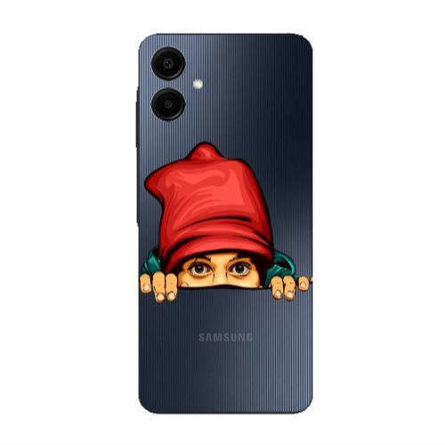 Samsung A06 Hidden Girl Transparent Silicone TPU Θήκη