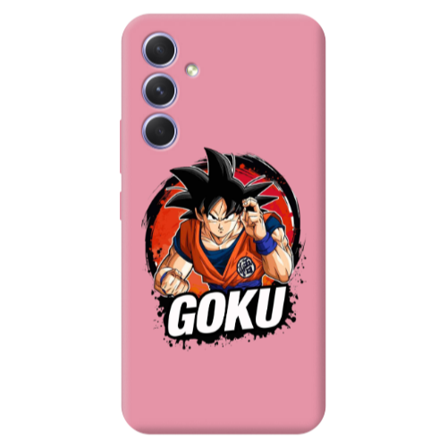 Samsung A56 Dragon Ball Pink Colored Silicone TPU Θήκη