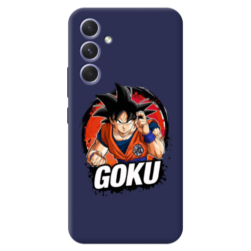 Samsung A56 Dragon Ball Dark blue Colored Silicone TPU Θήκη