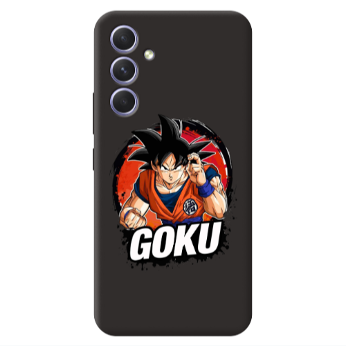Samsung A56 Dragon Ball Black Colored Silicone TPU Θήκη