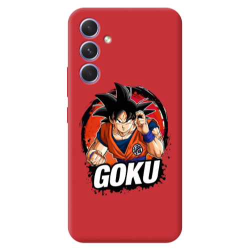 Samsung A56 Dragon Ball Red Colored Silicone TPU Θήκη