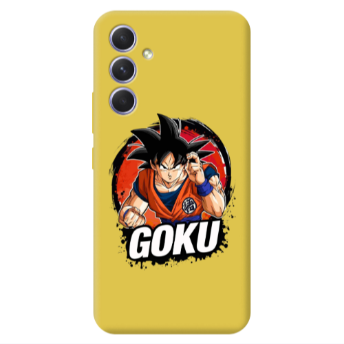 Samsung A56 Dragon Ball Yellow Colored Silicone TPU Θήκη