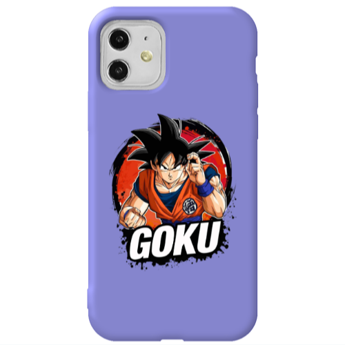 Apple iPhone 11  Dragon Ball Purple Colored Silicone TPU Θήκη