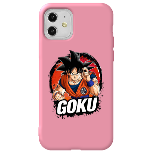 Apple iPhone 11  Dragon Ball Pink Colored Silicone TPU Θήκη