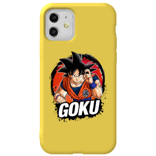 Apple iPhone 11  Dragon Ball Yellow Colored Silicone TPU Θήκη