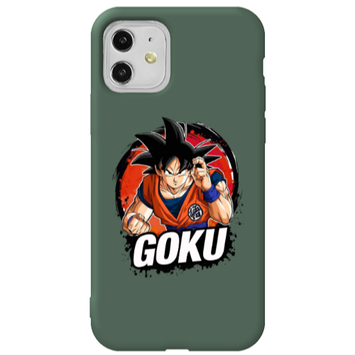 Apple iPhone 11  Dragon Ball Dark Green Colored Silicone TPU Θήκη