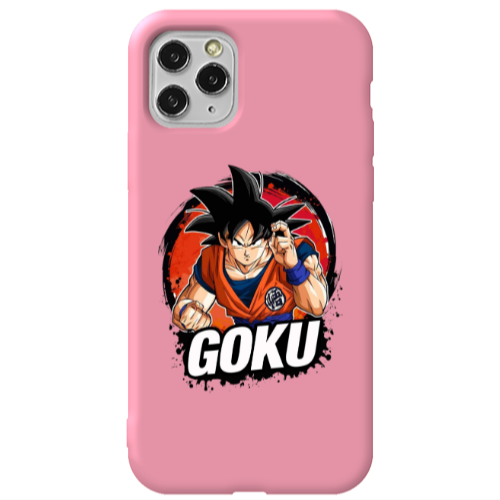 Apple iPhone 11 Pro Dragon Ball Pink Colored Silicone TPU Θήκη