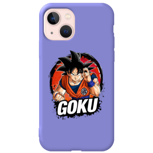 Apple iPhone 13 Dragon Ball Purple Colored Silicone TPU Θήκη