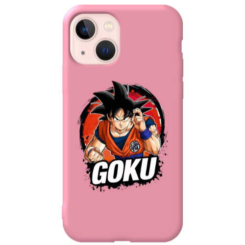 Apple iPhone 13 Dragon Ball Pink Colored Silicone TPU Θήκη
