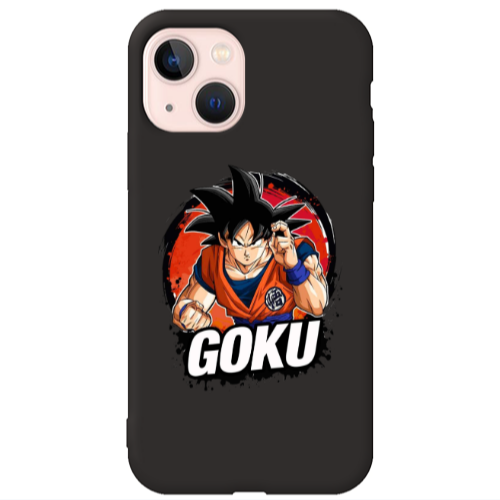 Apple iPhone 13 Dragon Ball Black Colored Silicone TPU Θήκη