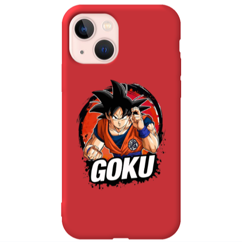 Apple iPhone 13 Dragon Ball Red Colored Silicone TPU Θήκη