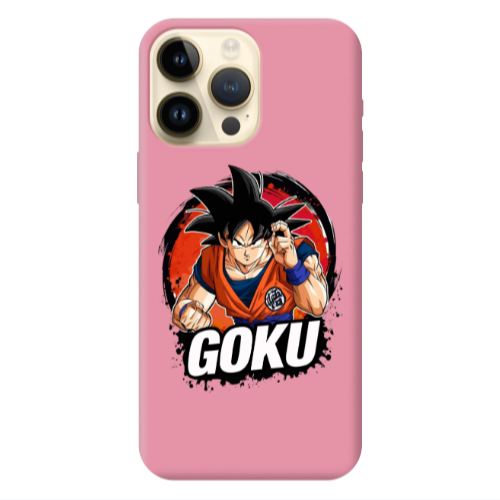 Apple iPhone 13 Pro Max Dragon Ball Pink Colored Silicone TPU Θήκη