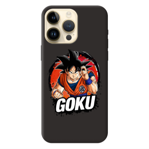 Apple iPhone 13 Pro Max Dragon Ball Black Colored Silicone TPU Θήκη