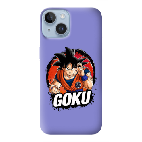 Apple iPhone 14  Dragon Ball Purple Colored Silicone TPU Θήκη