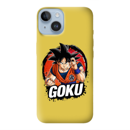 Apple iPhone 14 Plus Dragon Ball Yellow Colored Silicone TPU Θήκη