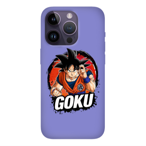 Apple iPhone 14 Pro  Dragon Ball Purple Colored Silicone TPU Θήκη