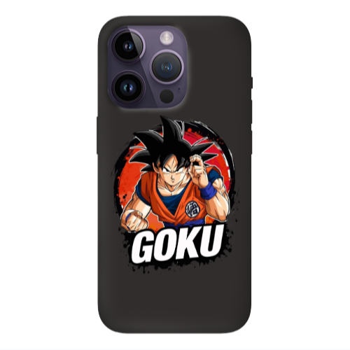 Apple iPhone 14 Pro  Dragon Ball Black Colored Silicone TPU Θήκη