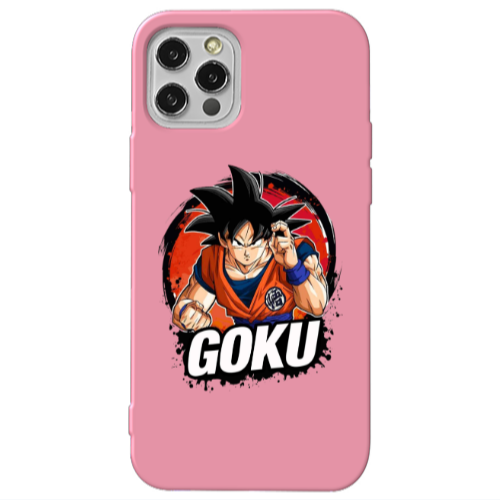 Apple iPhone 13 Pro Dragon Ball Pink Colored Silicone TPU Θήκη
