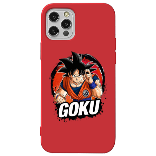 Apple iPhone 13 Pro Dragon Ball Red Colored Silicone TPU Θήκη
