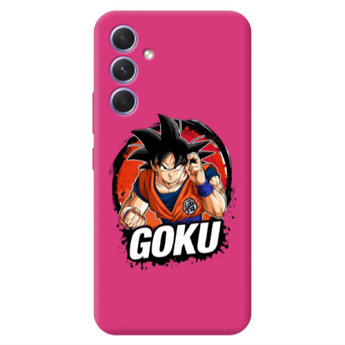 Samsung A54 Dragon Ball Fuchsia Colored Silicone TPU Θήκη