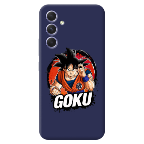 Samsung A54 Dragon Ball Dark blue Colored Silicone TPU Θήκη