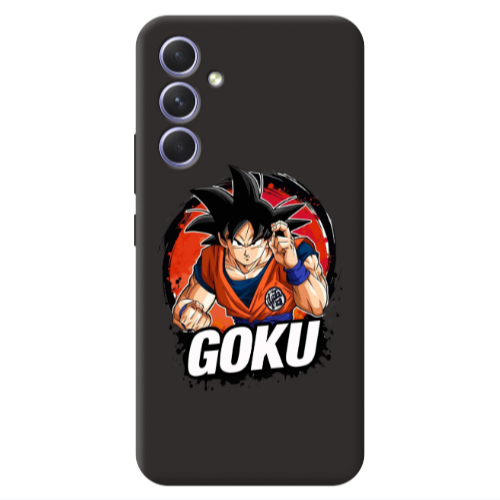 Samsung A54 Dragon Ball Black Colored Silicone TPU Θήκη