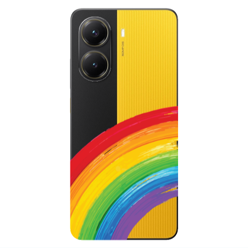 Xiaomi Poco X7 Pro Rainbow 3 Transparent Silicone TPU Θήκη
