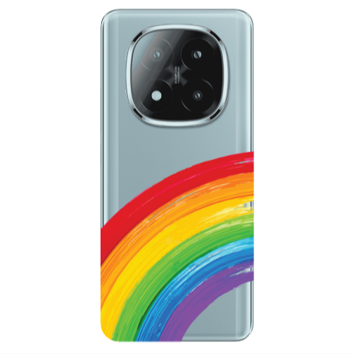 Xiaomi Redmi Note 14 Pro + 5g Rainbow 3 Transparent Silicone TPU Θήκη
