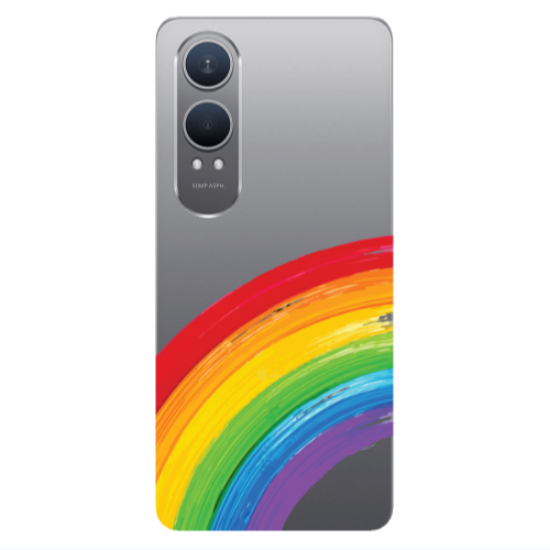 Oneplus Nord Ce 4 lite Rainbow 3 Transparent Silicone TPU Θήκη