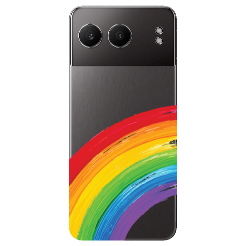 Oneplus Nord 4 Rainbow 3 Transparent Silicone TPU Θήκη