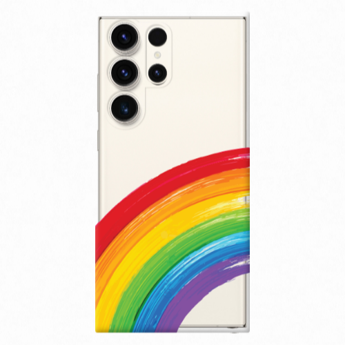 Samsung S25 Ultra Rainbow 3 Transparent Silicone TPU Θήκη