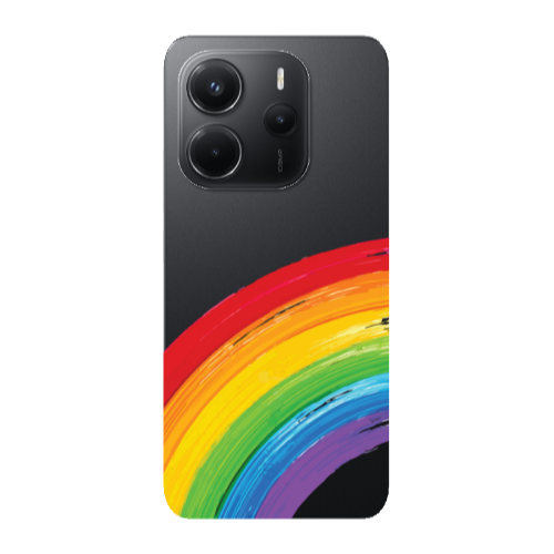 Xiaomi Redmi Note 14 Rainbow 3 Transparent Silicone TPU Θήκη