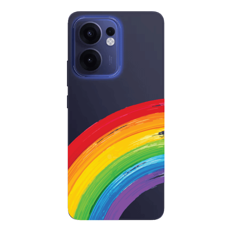 Oppo Reno13 FS Rainbow 3 Transparent Silicone TPU Θήκη