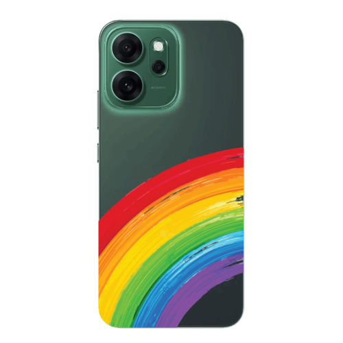 Oppo Reno 14 FS Rainbow 3 Transparent Silicone TPU Θήκη